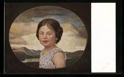 Künstler-AK Ludwig von Zumbusch: Münchener Kindl