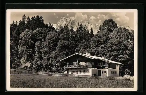 AK Schönau-Berchtesgaden, Pension Landhaus Grünsteineck