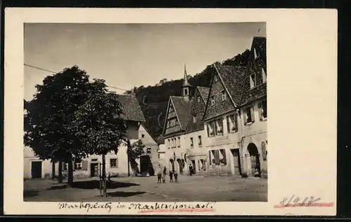 Foto-AK Marktschorgast, Marktplatz 1917