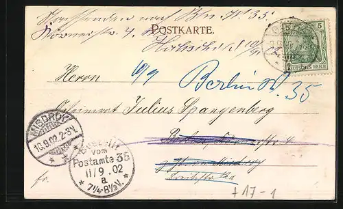 AK Gotha, Freimaurer Loge und Post mit Park und Springbrunnen