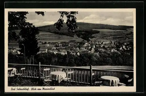 AK Bad Salzschlirf, Blick von Marienlust