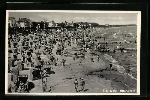 AK Binz / Rügen, Strandleben