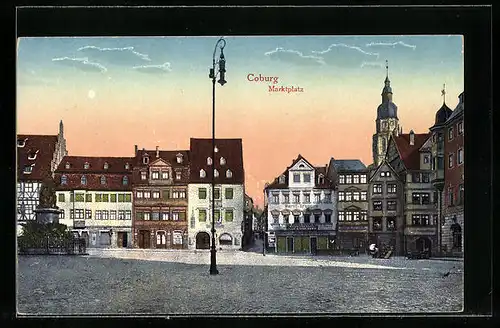 AK Coburg, Marktplatz
