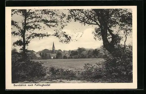 AK Fallingbostel, Blick zur Kirche