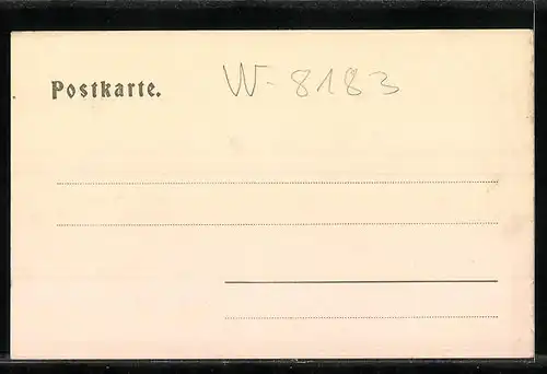 AK Egern, Panorama von der Überfähre gesehen