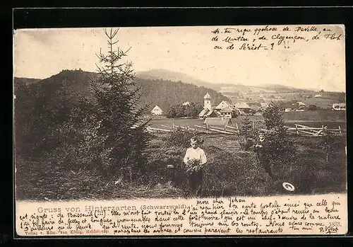 AK Hinterzarten / Schwarzwald, Ortsansicht aus der Vogelschau