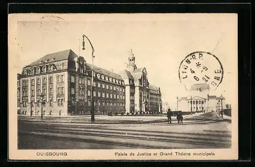 AK Duisburg, Palais de Justice et Grand Theatre municipale