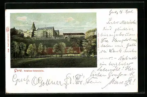 AK Gera, Schloss Osterstein