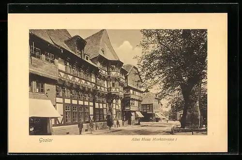 AK Goslar, Altes Haus, Marktstrasse 1