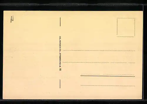 AK Rastatt, Marktplatz mit Bernhardusbrunnen