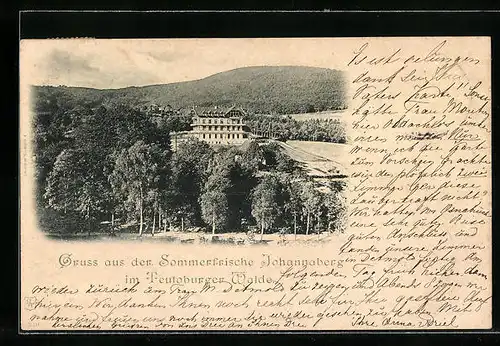 AK Johannaberg / Teutoburger Wald, Blick zum Kurhotel