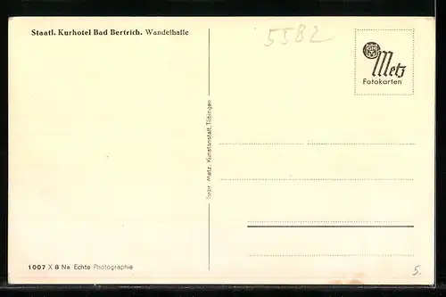 AK Bad Bertrich, Wandelhalle