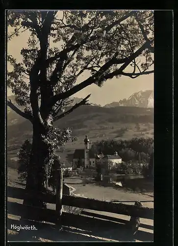 AK Höglwörth, Blick zur Kirche