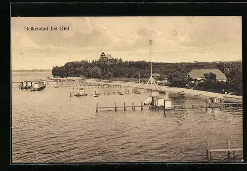 AK Heikendorf, Strandpartie aus der Vogelschau