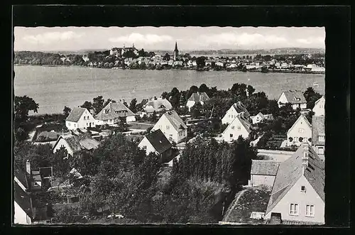 AK Plön, Ortsansicht aus der Vogelschau