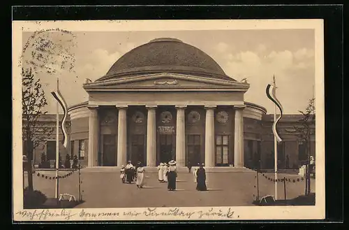 AK Leipzig, Intern. Baufach-Ausstellung 1913, Betonhalle