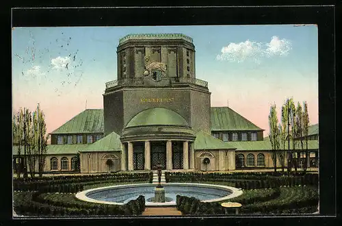 AK Leipzig, Intern. Baufach-Ausstellung 1913, Halle für Raumkunst