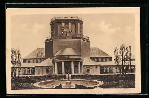 AK Leipzig, Intern. Baufachausstellung 1913, Halle für Raumkunst