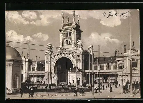 AK Liége, Exposition, Grand Hall, Ausstellung