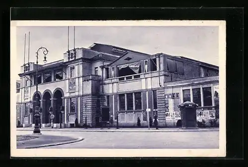 AK Milano, Fiera-Esposizione di Milano 1928, Il Palazzo delle Industrie Meccaniche, Ausstellung