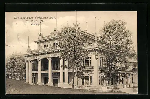 AK St. Louis, The Louisiana Exhibition 1904, Kentucky Building, Ausstellung