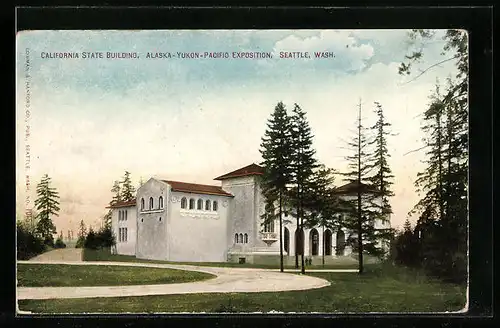 AK Seattle, Alaska-Yukon-Pacific Exposition, California State Building
