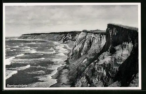 AK Georgenswalde / Samland, Steilküste