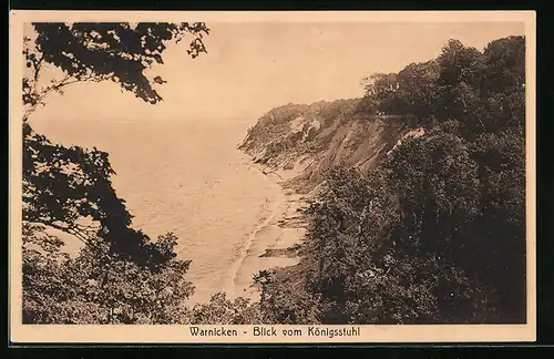 AK Warnicken, Blick vom Königsstuhl