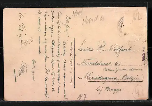 AK Woudrichem, Merwedewal met veerboot