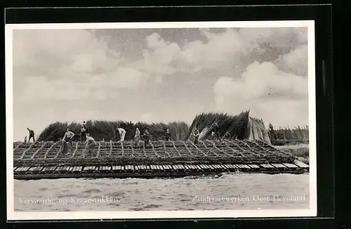 AK Harderwijk, Vervaardiging Kraagstukken, Zuiderzeewerken Oost Flevoland