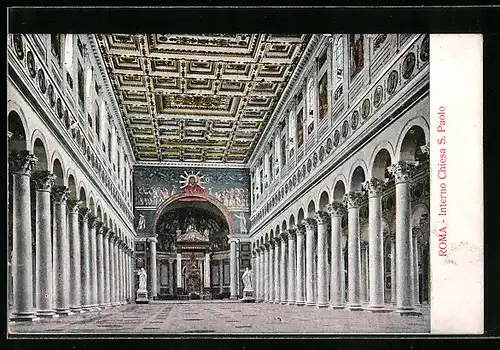 AK Roma, Interno Chiesa S. Paolo