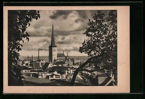 AK Tallinn, Vaade Toompealt Oleviste kirikule