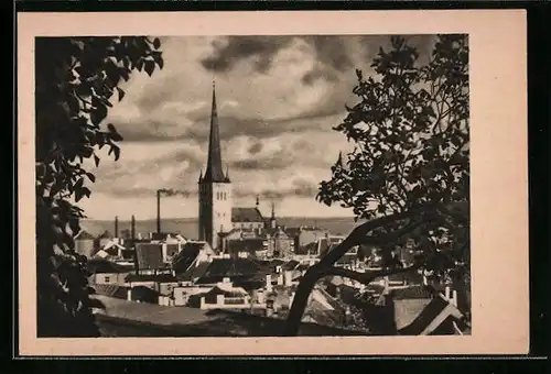 AK Tallinn, Vaade Toompealt Olevisti kirikule