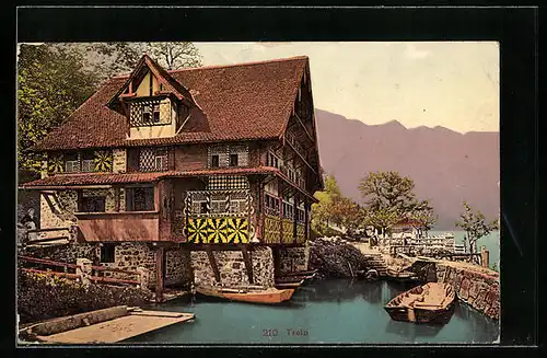 AK Treib, Wohnhaus am See