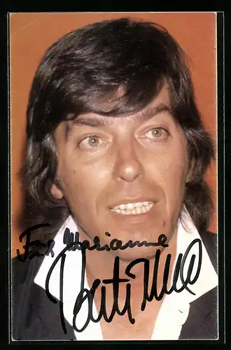 AK Musiker Bata Illic blickt fragend in die Ferne, Autograph