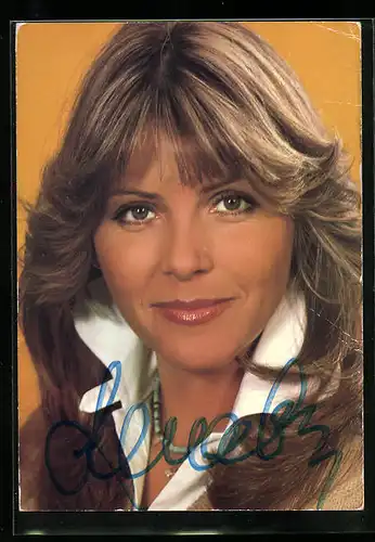 AK Musikerin Lena Valaitis, original Autograph