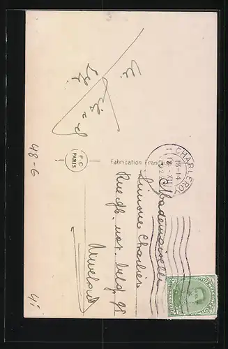 AK Kleines Kind telefoniert