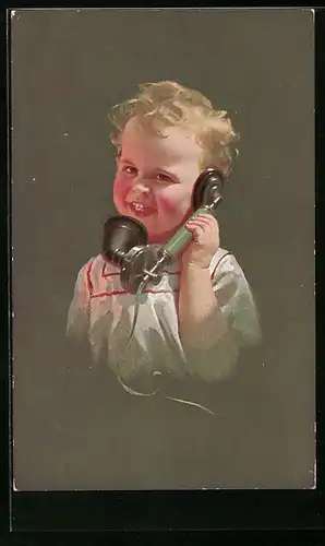AK Kleinkind am Telefon