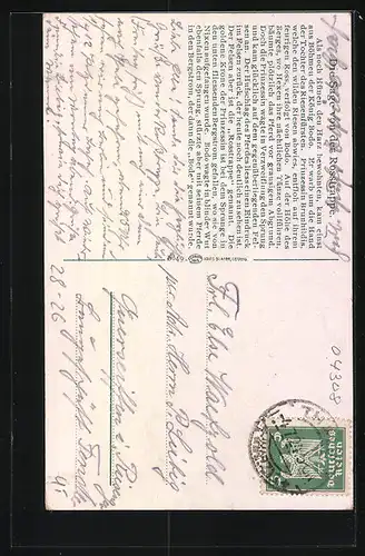 AK Die Sage von der Rosstrappe