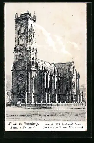 AK Neuenburg, Kirche erbaut 1905