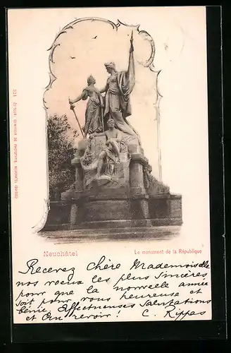 AK Neuchâtel, Le monument de la République