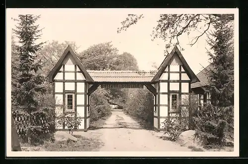 AK Wagenfeld, Tierpark Ströhen, Eingang
