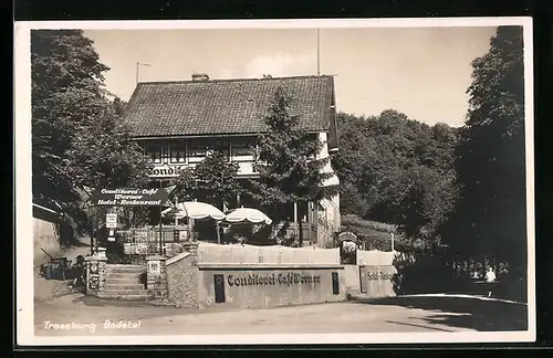 AK Treseburg /Bodetal, Conditorei Cafe Werner