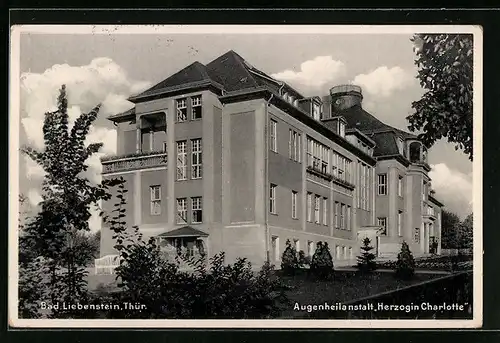 AK Bad Liebenstein /Th., Augenheilanstalt Herzogin Charlotte