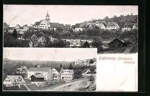 AK Gräfenberg /Fränk. Schw., Gesamtansicht, Ortspartie