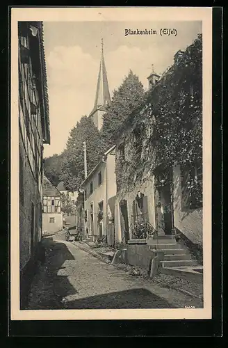 AK Blankenheim /Eifel, Klosterstrasse mit Kirche