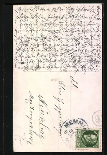 AK Memmingen, Markt, Stadtmauer, Ulmgasse