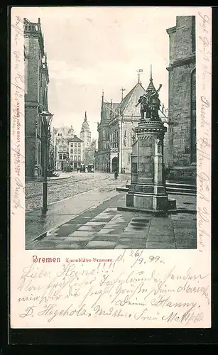 AK Bremen, Turmbläser-Brunnen