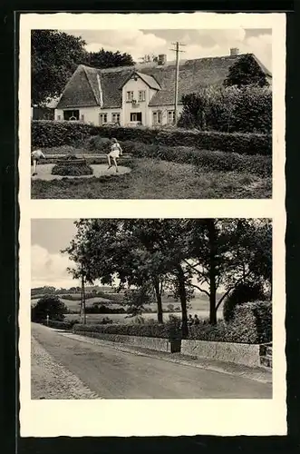 AK Niederselk, Gasthaus J. Coordts, Strassenpartie