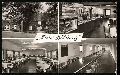 AK Esborn üb. Witten, Gasthaus Haus Bölberg